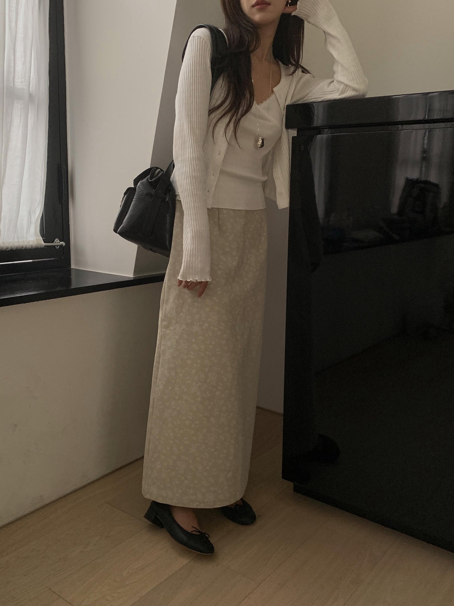 pig cotton skirt-2col