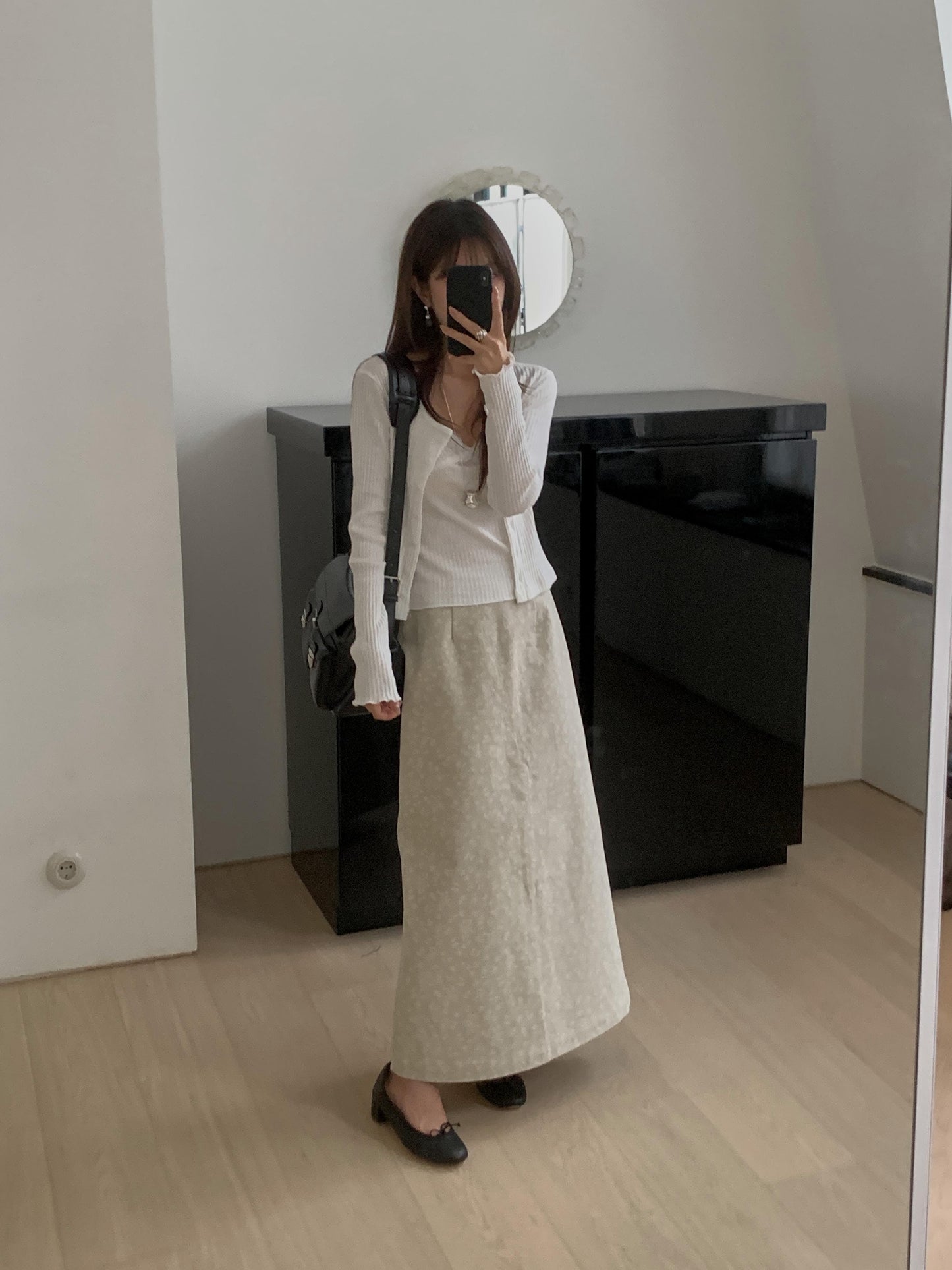 pig cotton skirt-2col