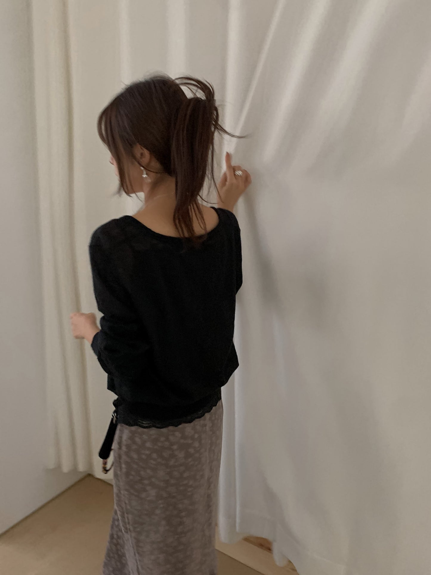 pig cotton skirt-2col