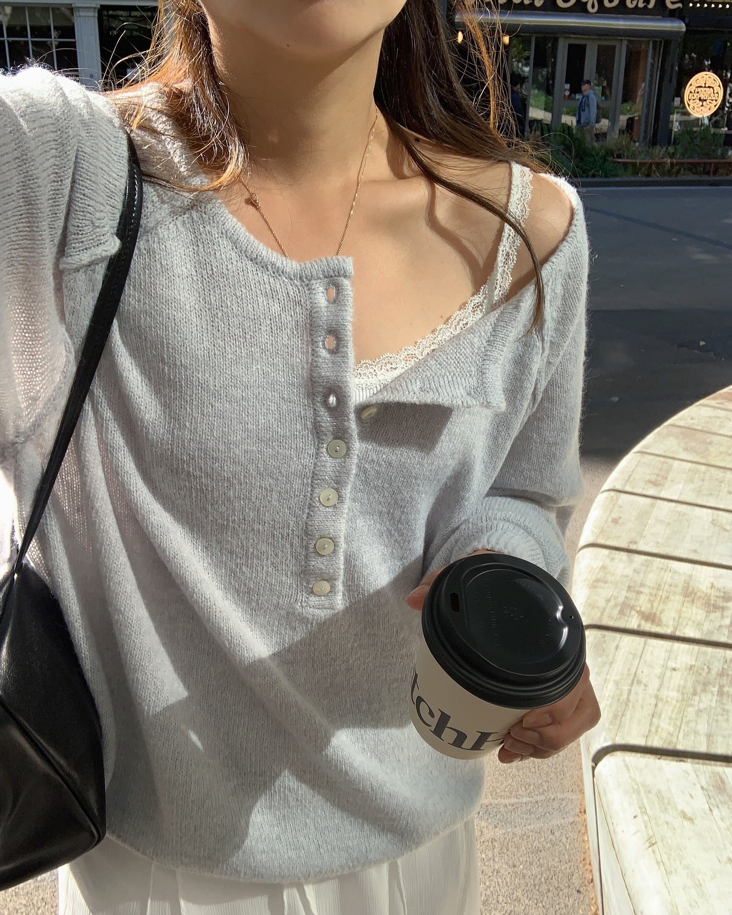 liter miyu mohair button knit-3col