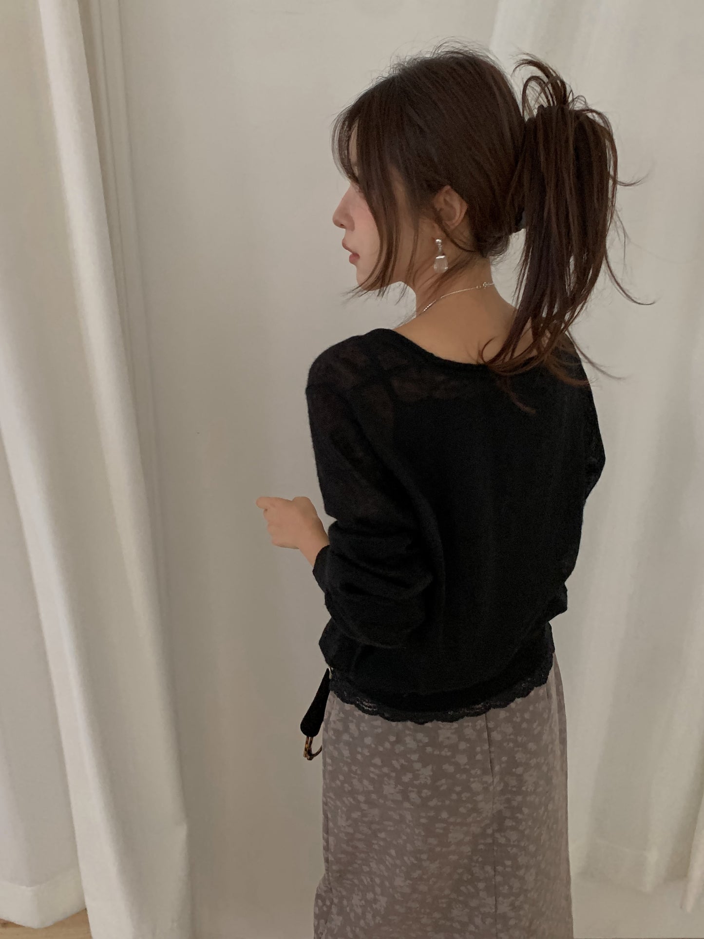pig cotton skirt-2col
