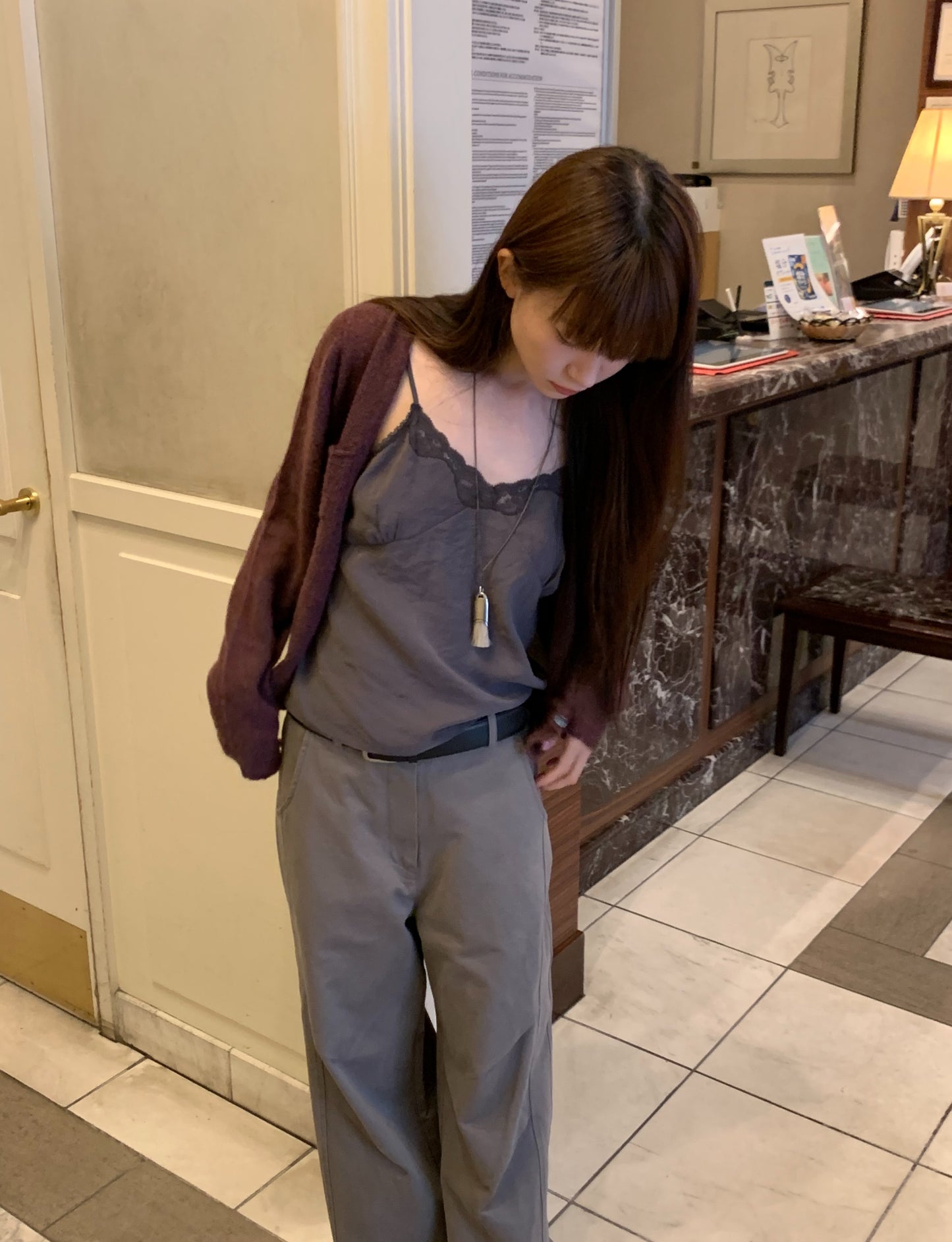 mulberry cardigan-4col