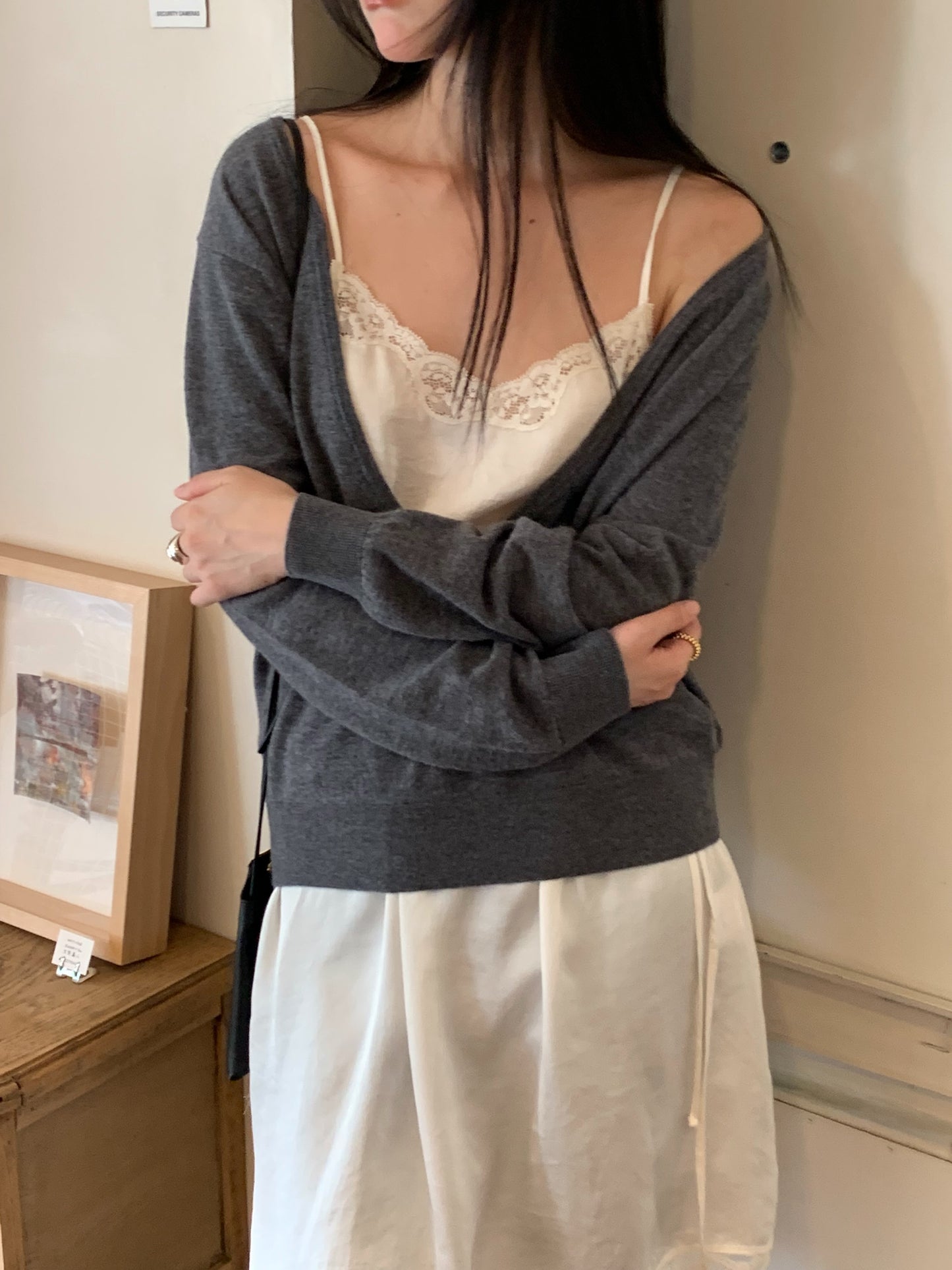 carrie deep v knit-4col