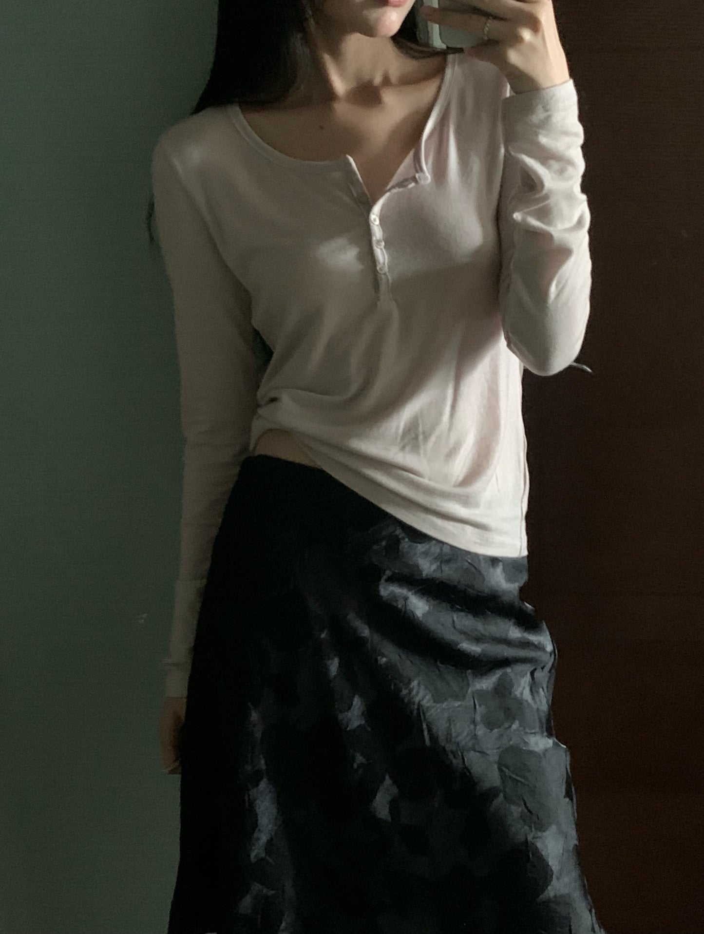 petal midi skirt-3col