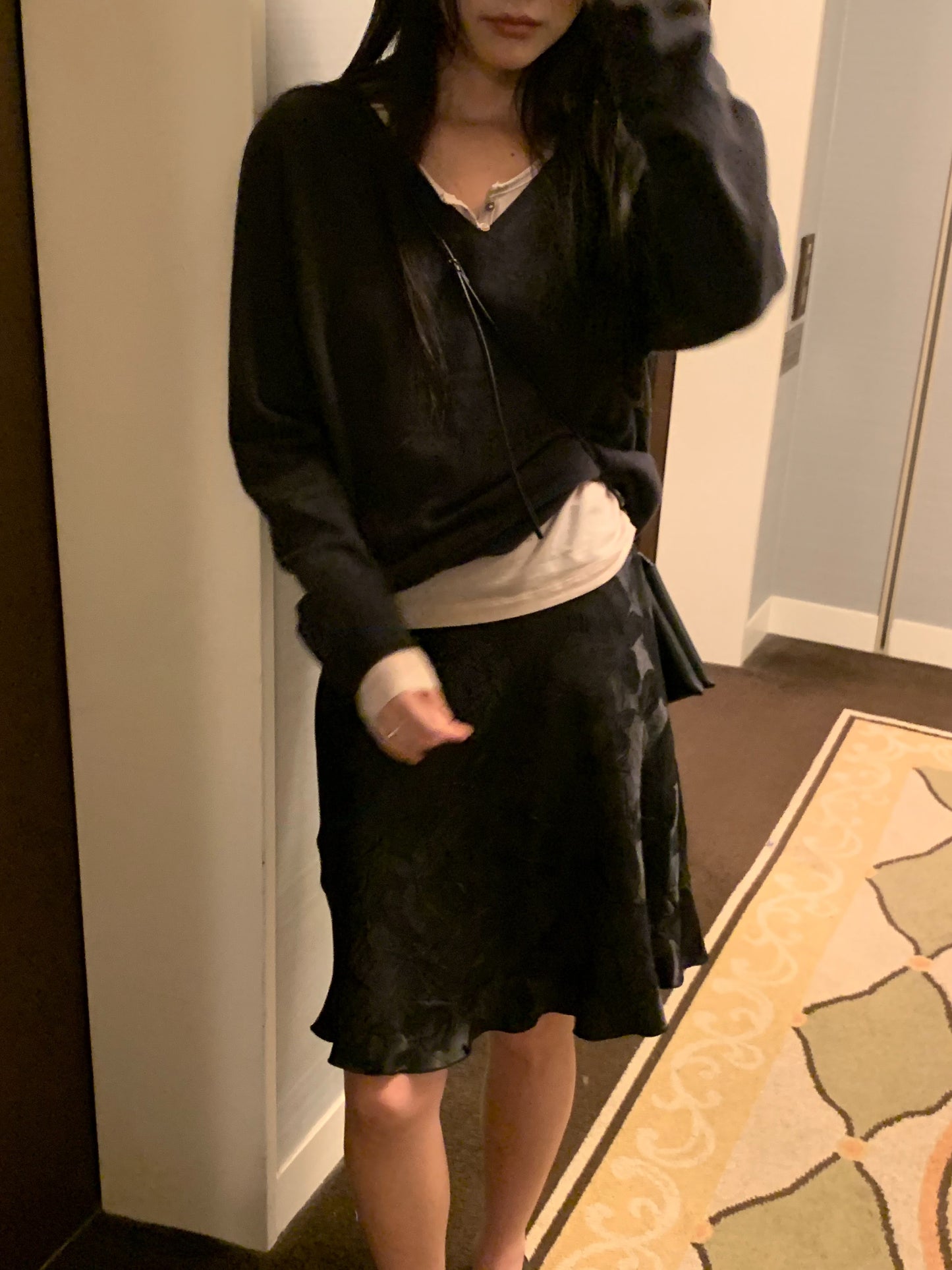 petal midi skirt-3col