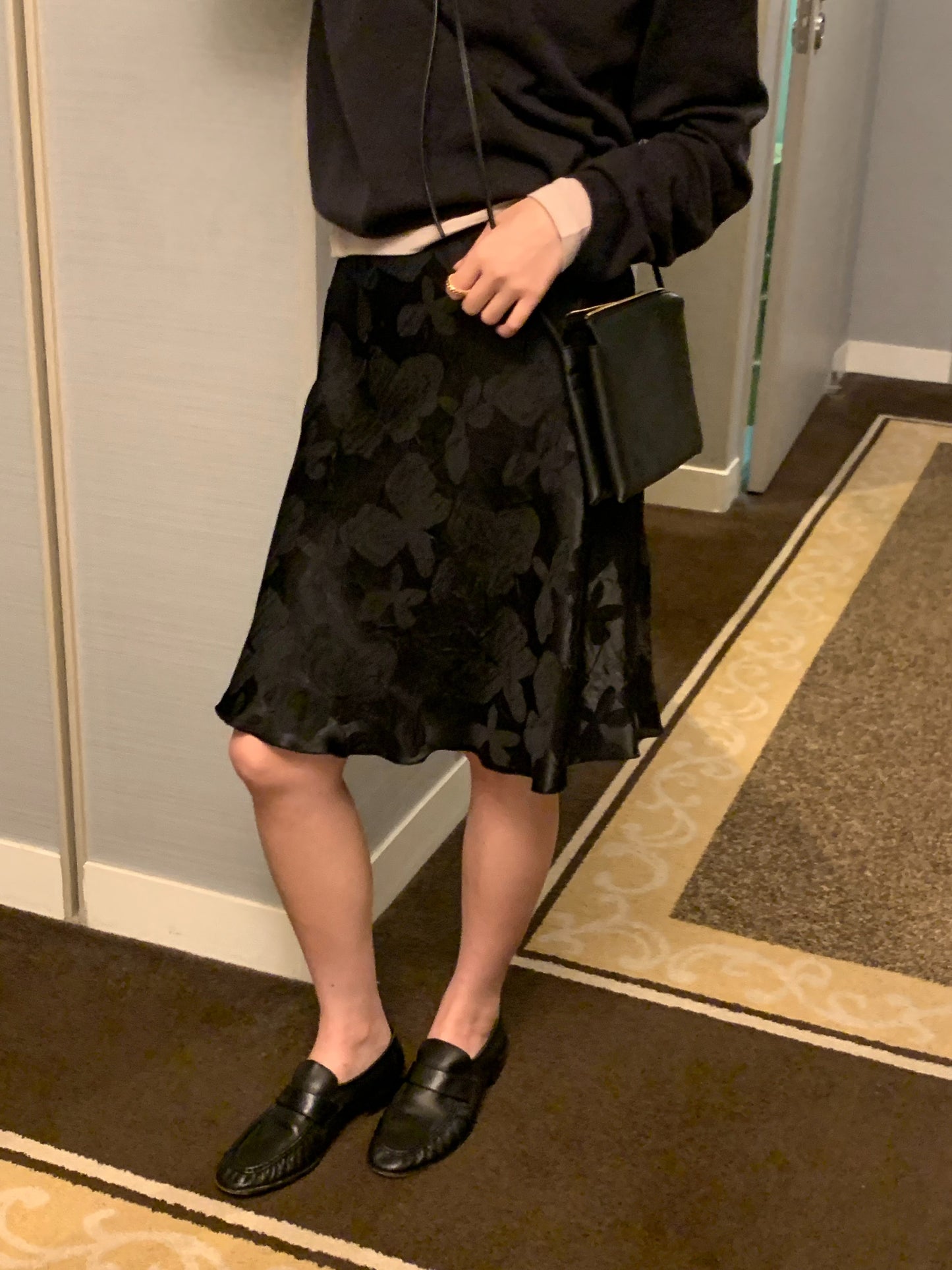petal midi skirt-3col