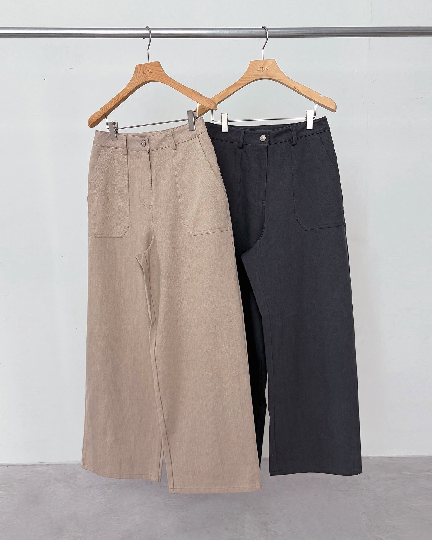 liter roma dyeing cargo pants-2col