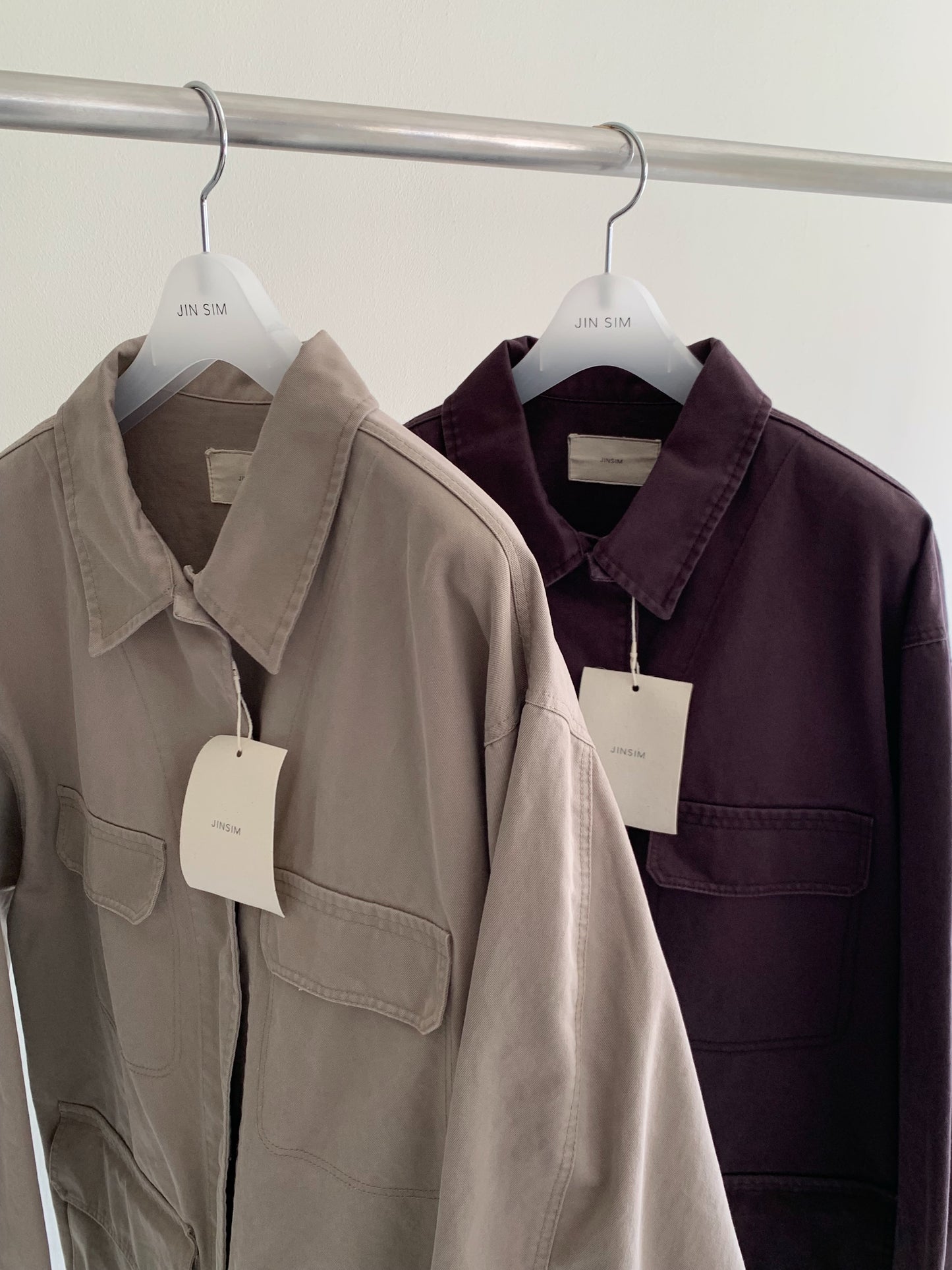 parker cotton pocket jacket-2col