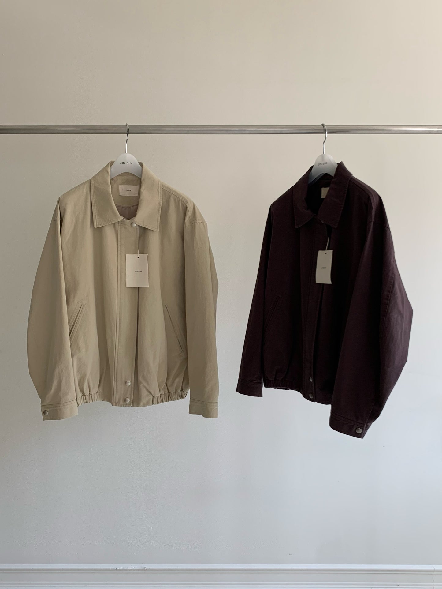 obel jumper cotton blouson-2col