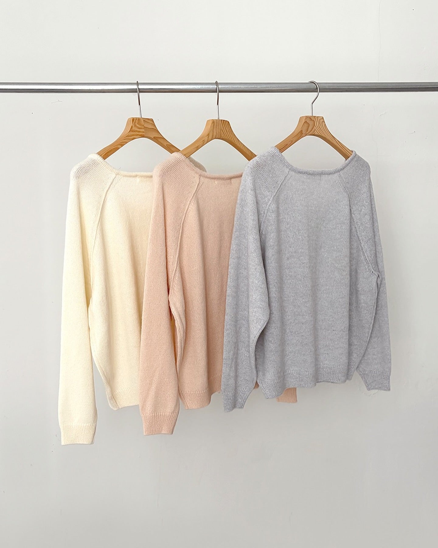 liter miyu mohair button knit-3col