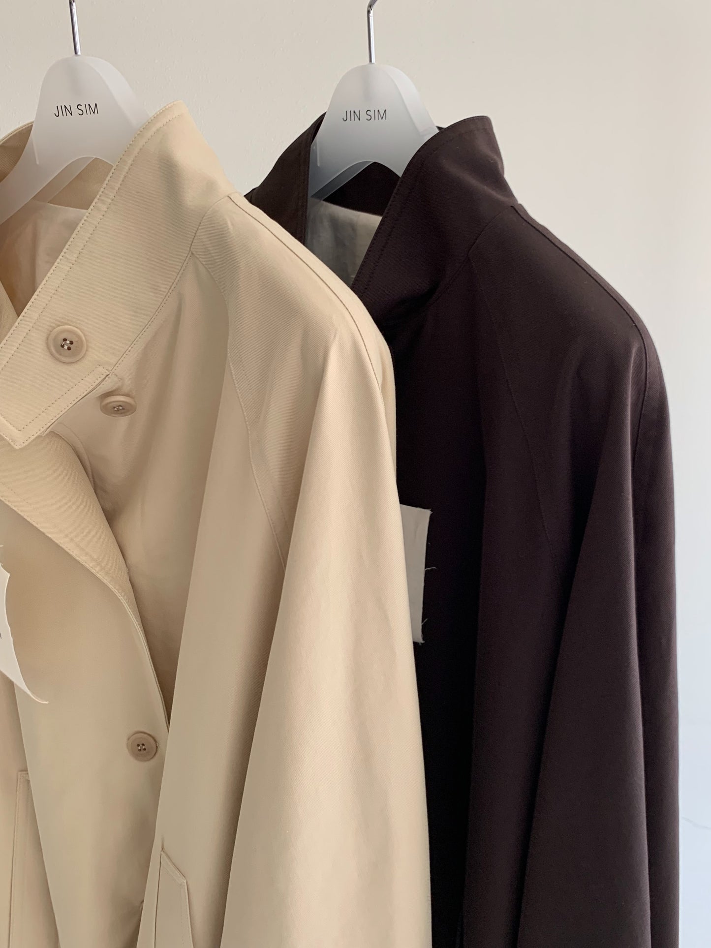 low-belted trench coat-2col