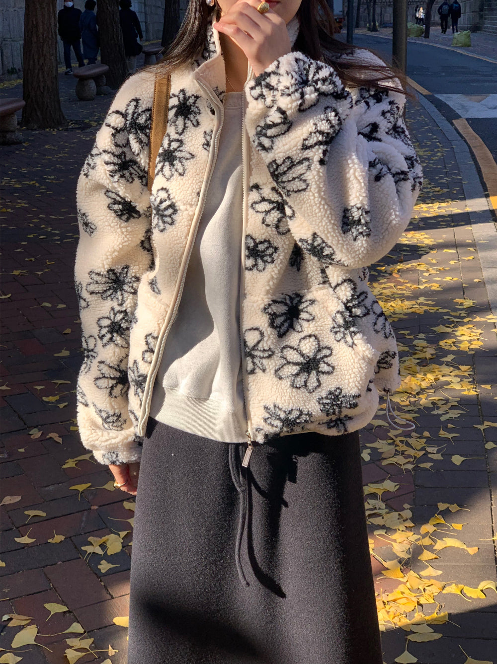 rosy flower jumper-2col