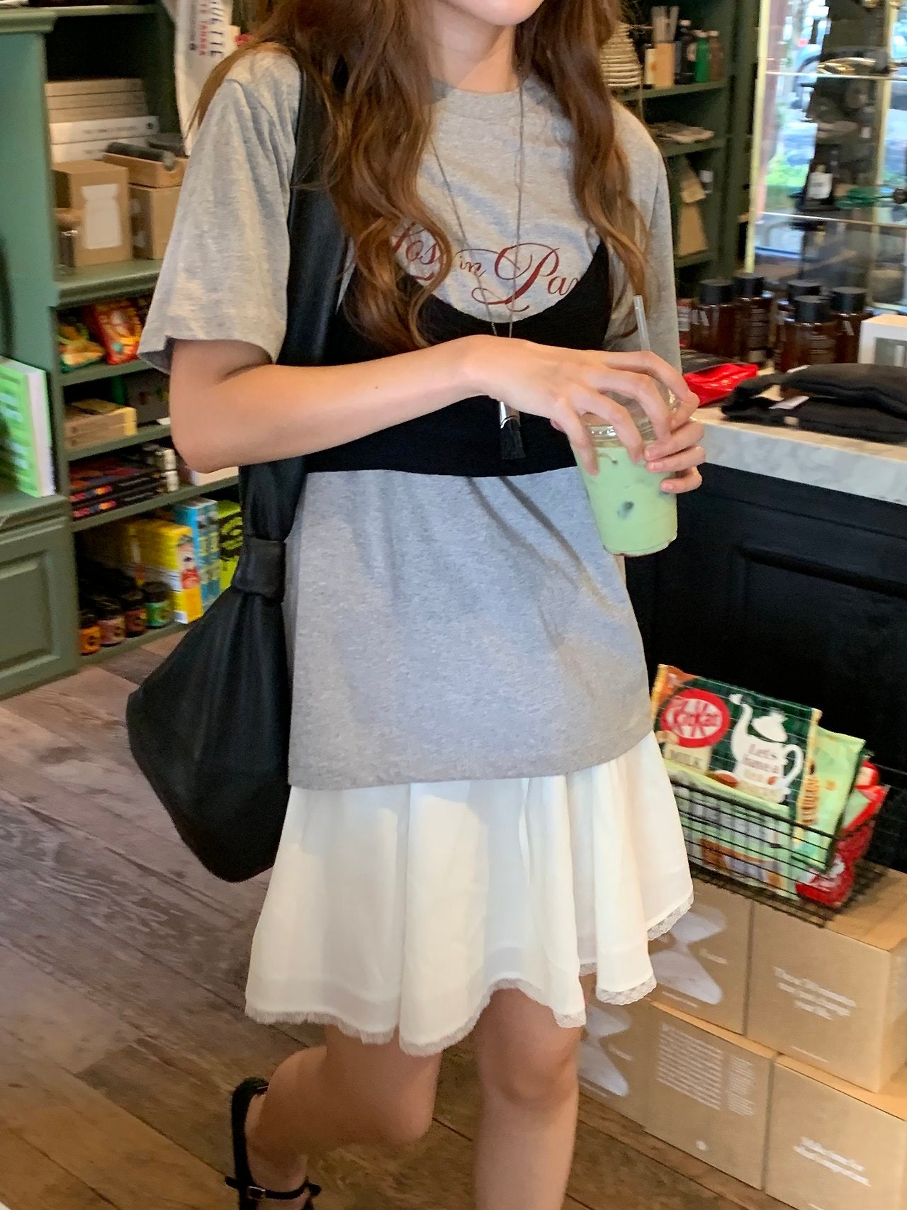Lost in paris box fit T-3col