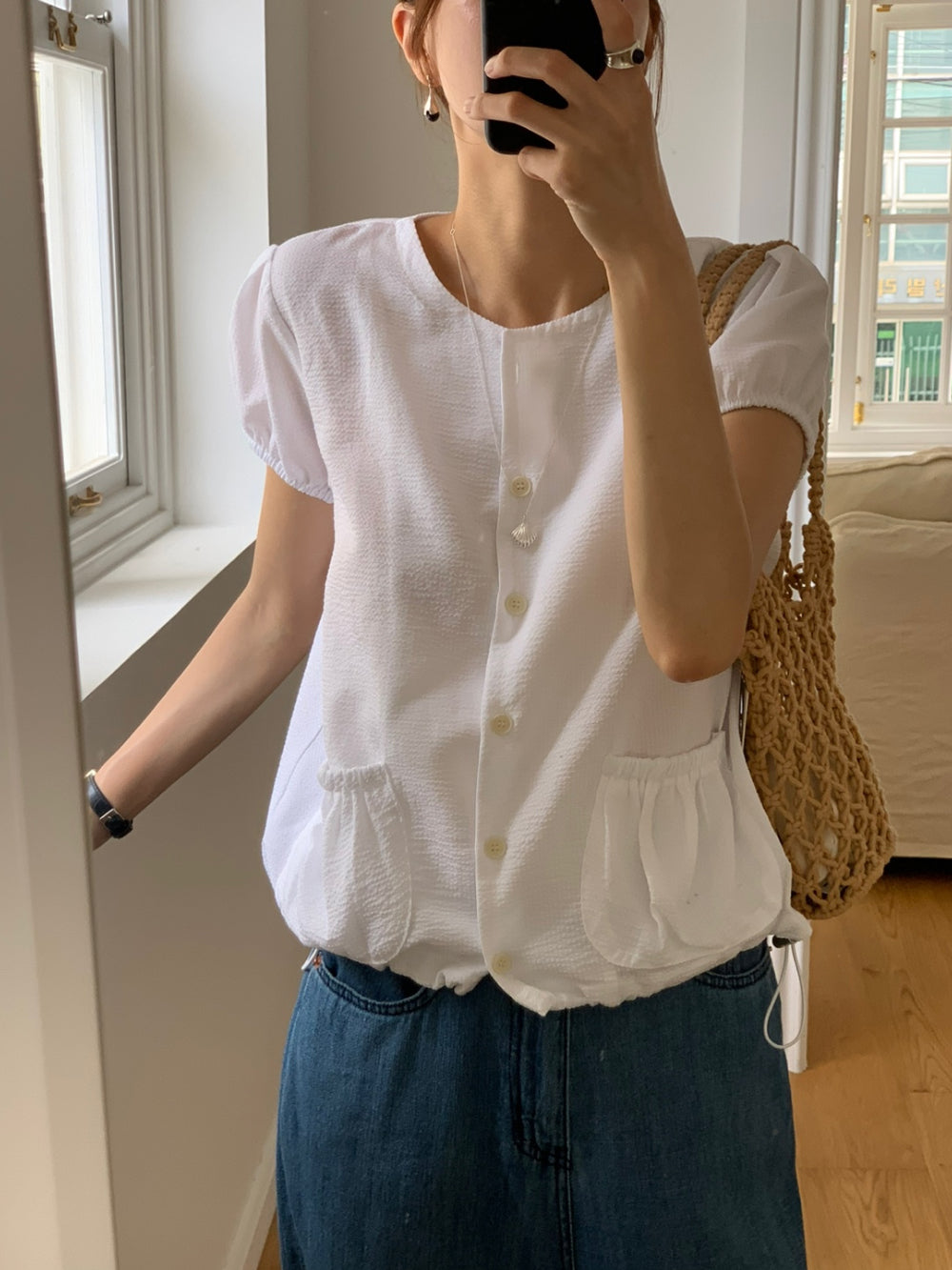Chesnut blouse jumper-2col