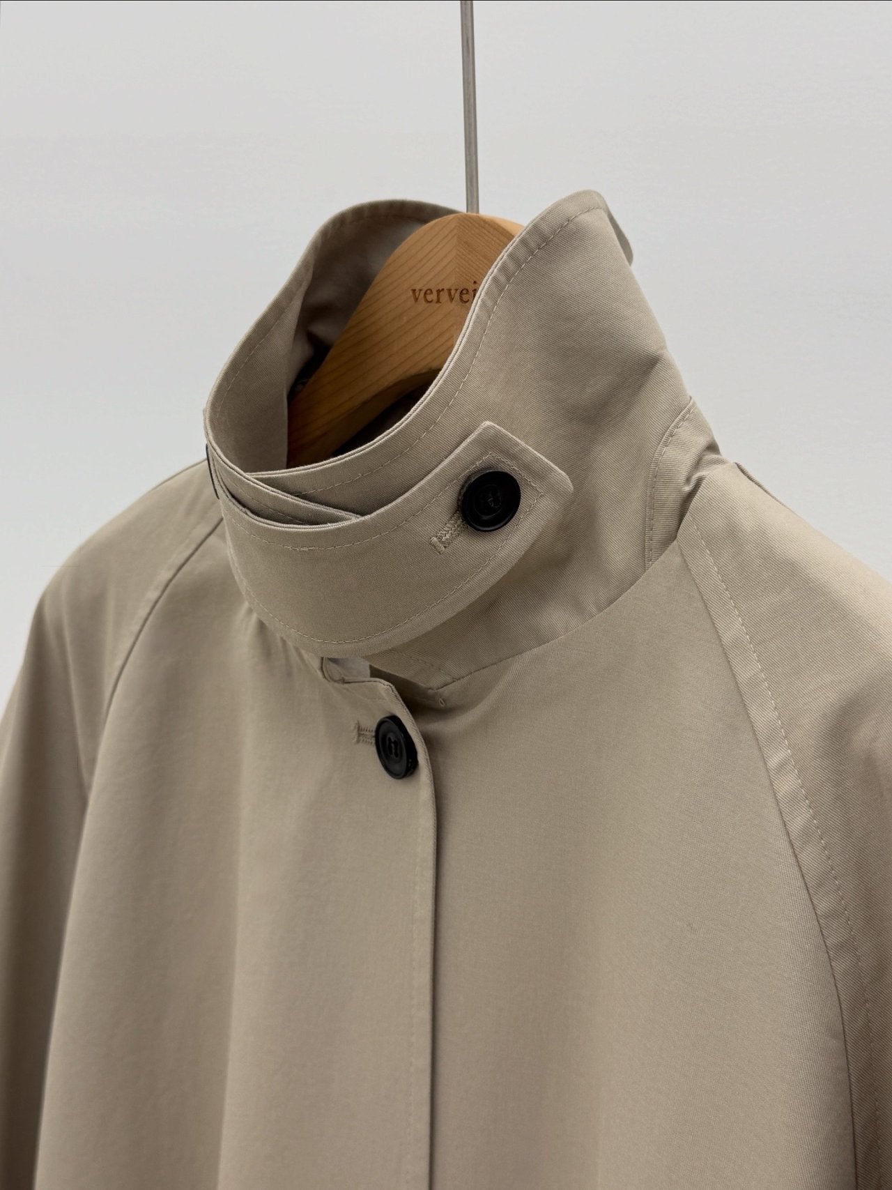 Barnet long trench coat