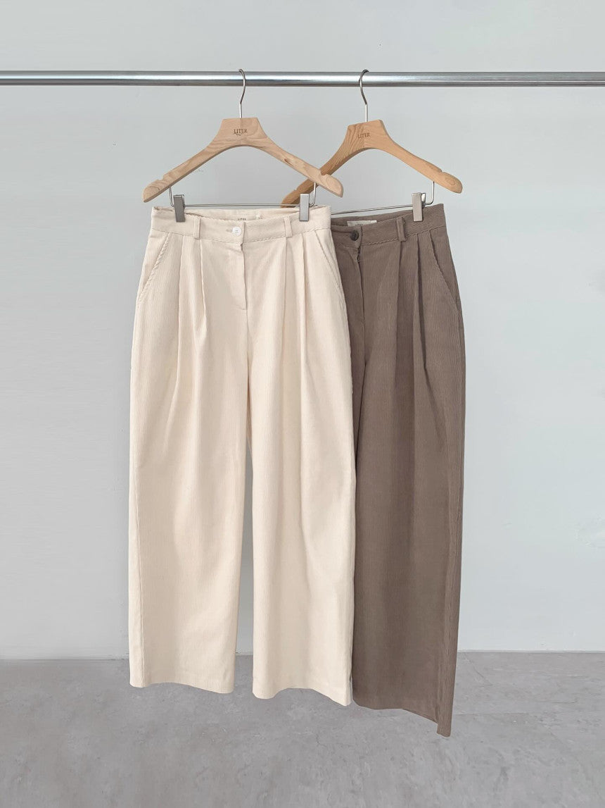 liter city corduroy pants-2col