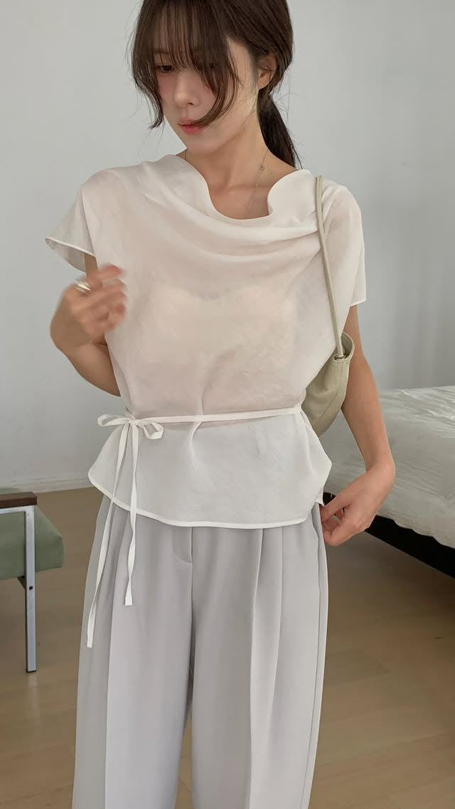Uzu blouse-4col