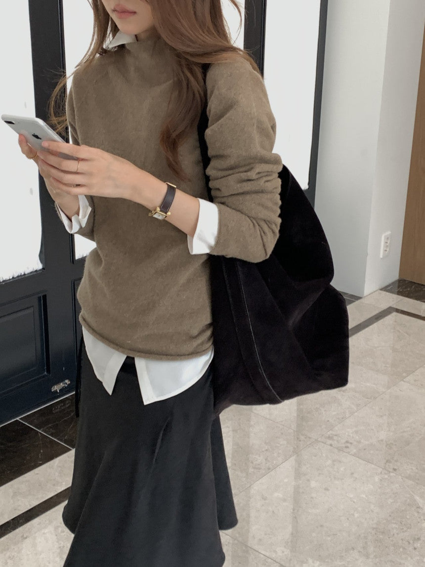 Lanoa cashmere wholegarment knit-4col