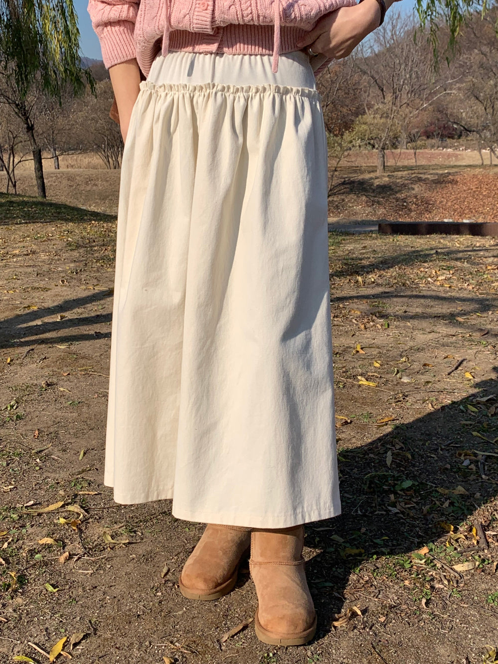 aione peach gimo skirt