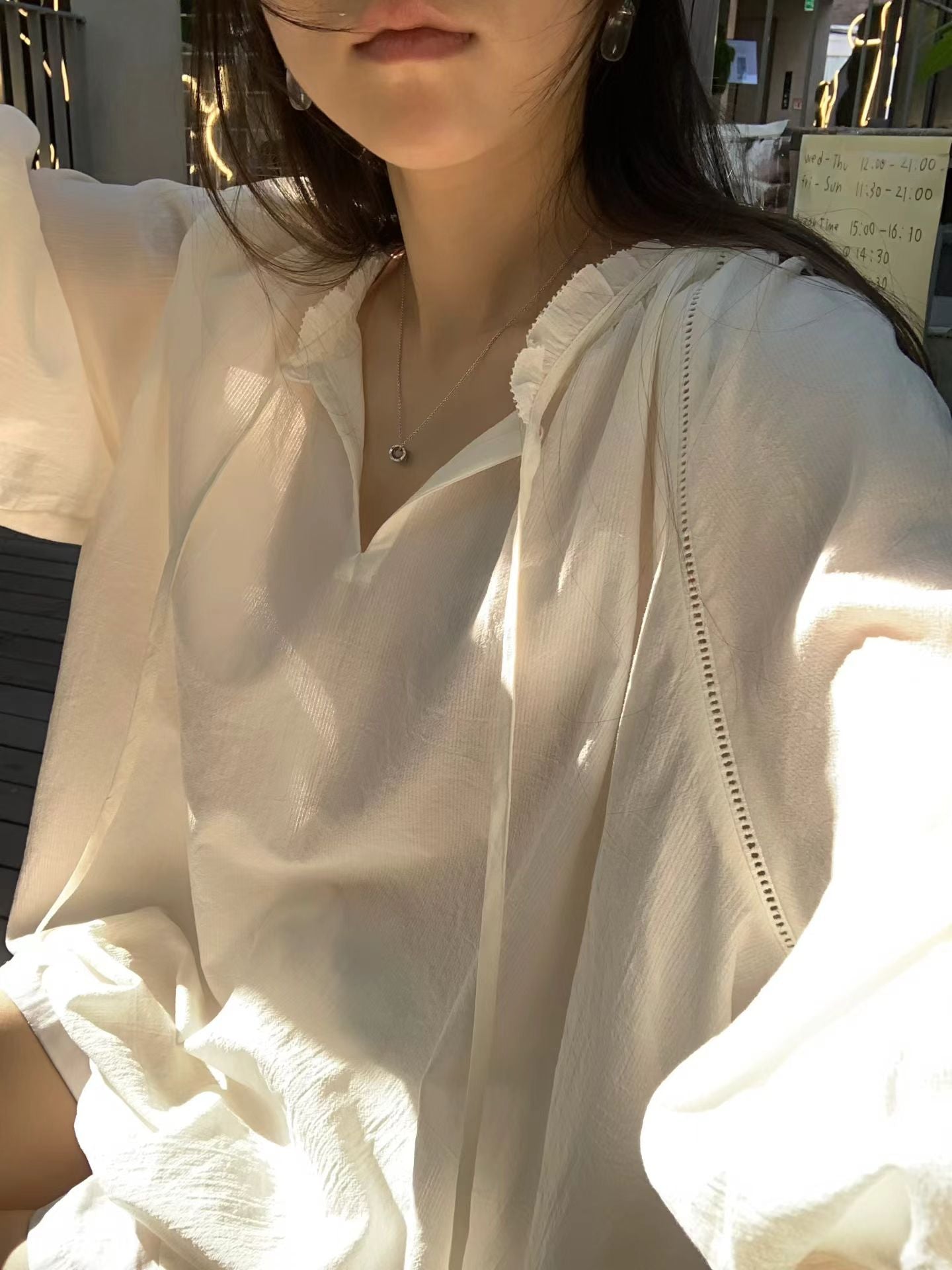 Ounce breath blouse