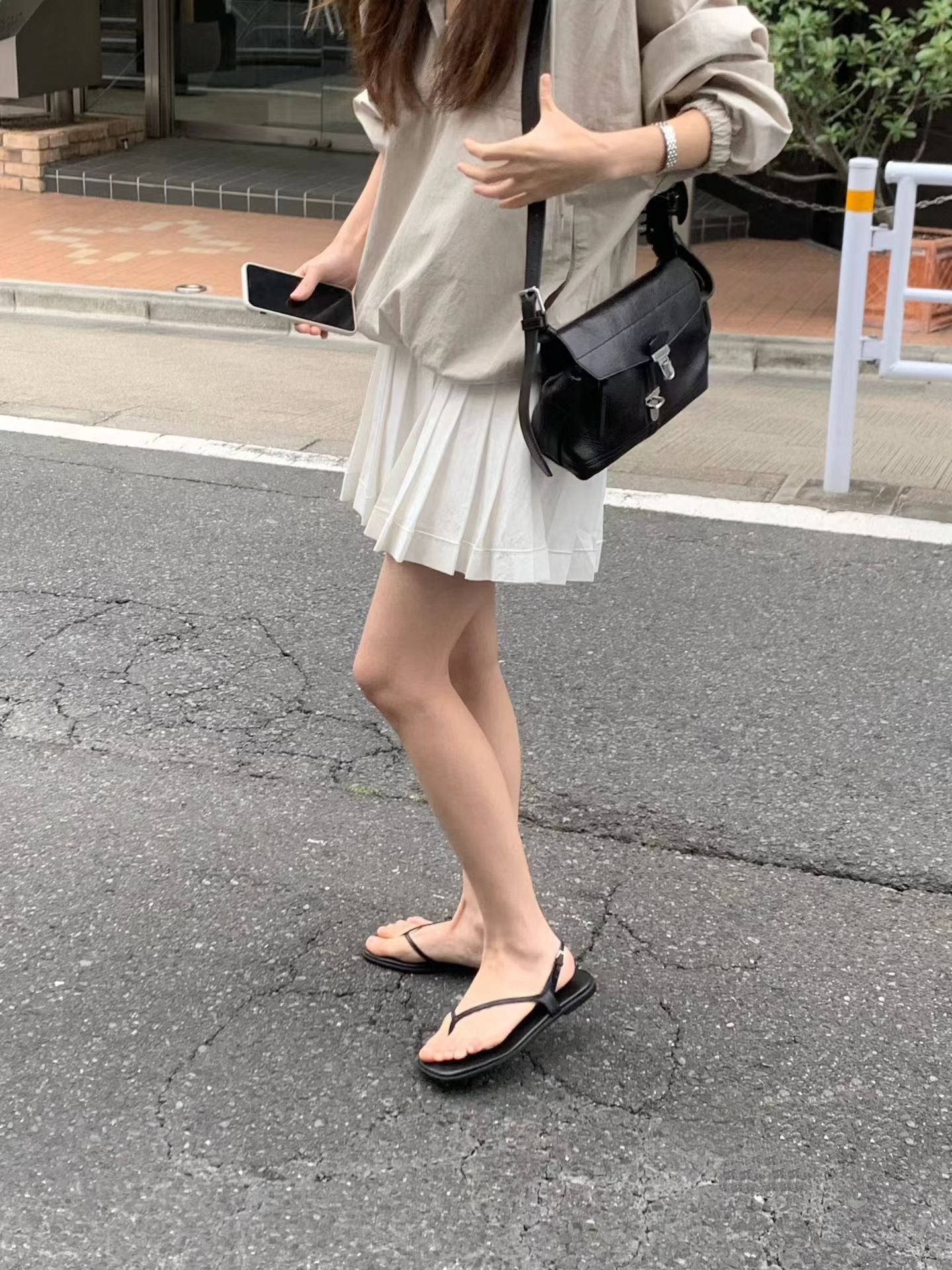 Ounce mini pleats skirt