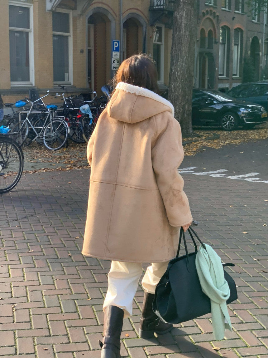 Fitz hoodie shearing half mustang