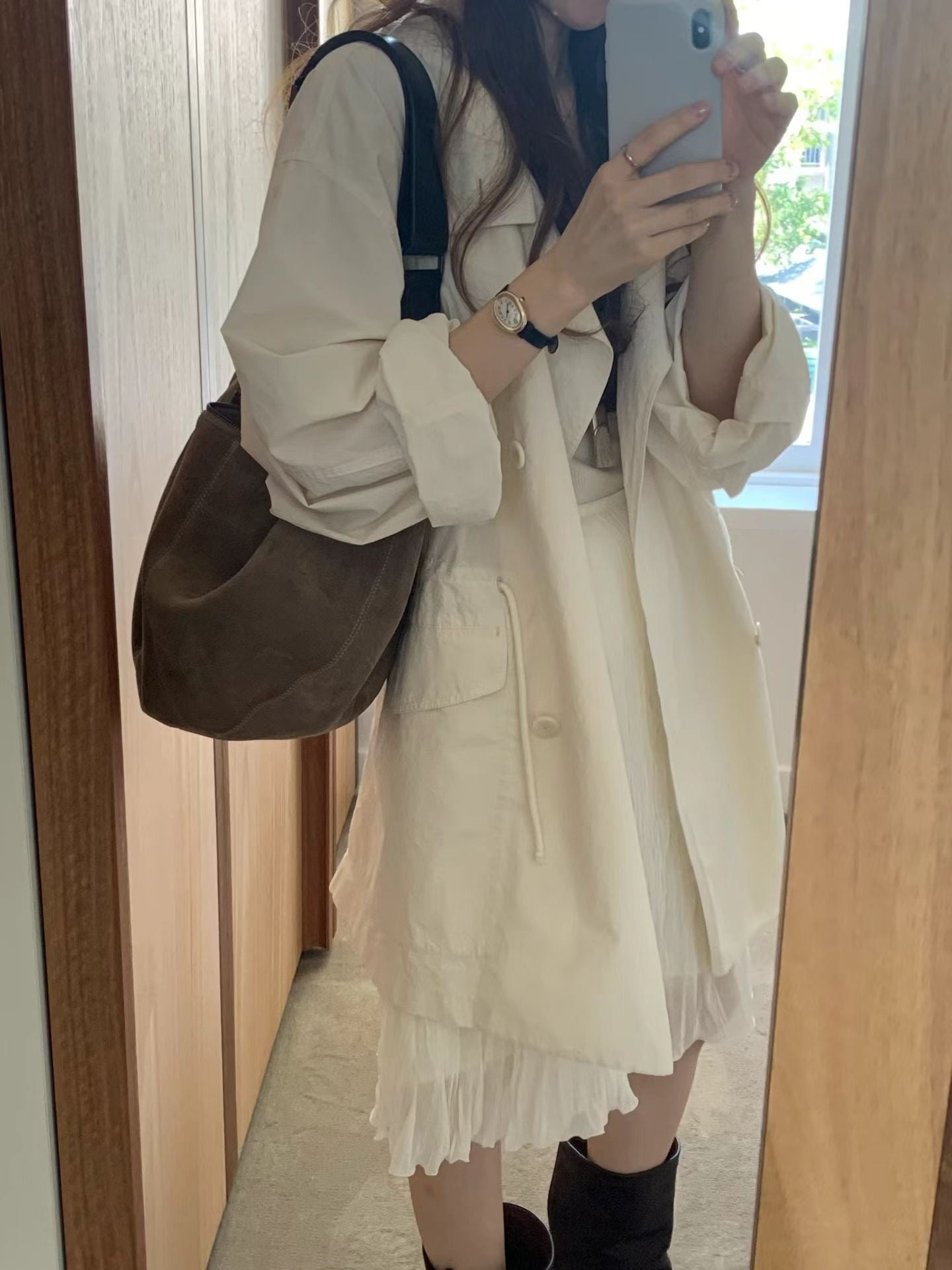 Ounce double half trench-2col