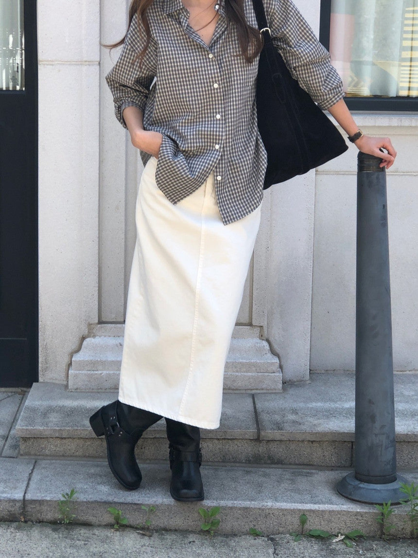 Paddington check shirt-2col