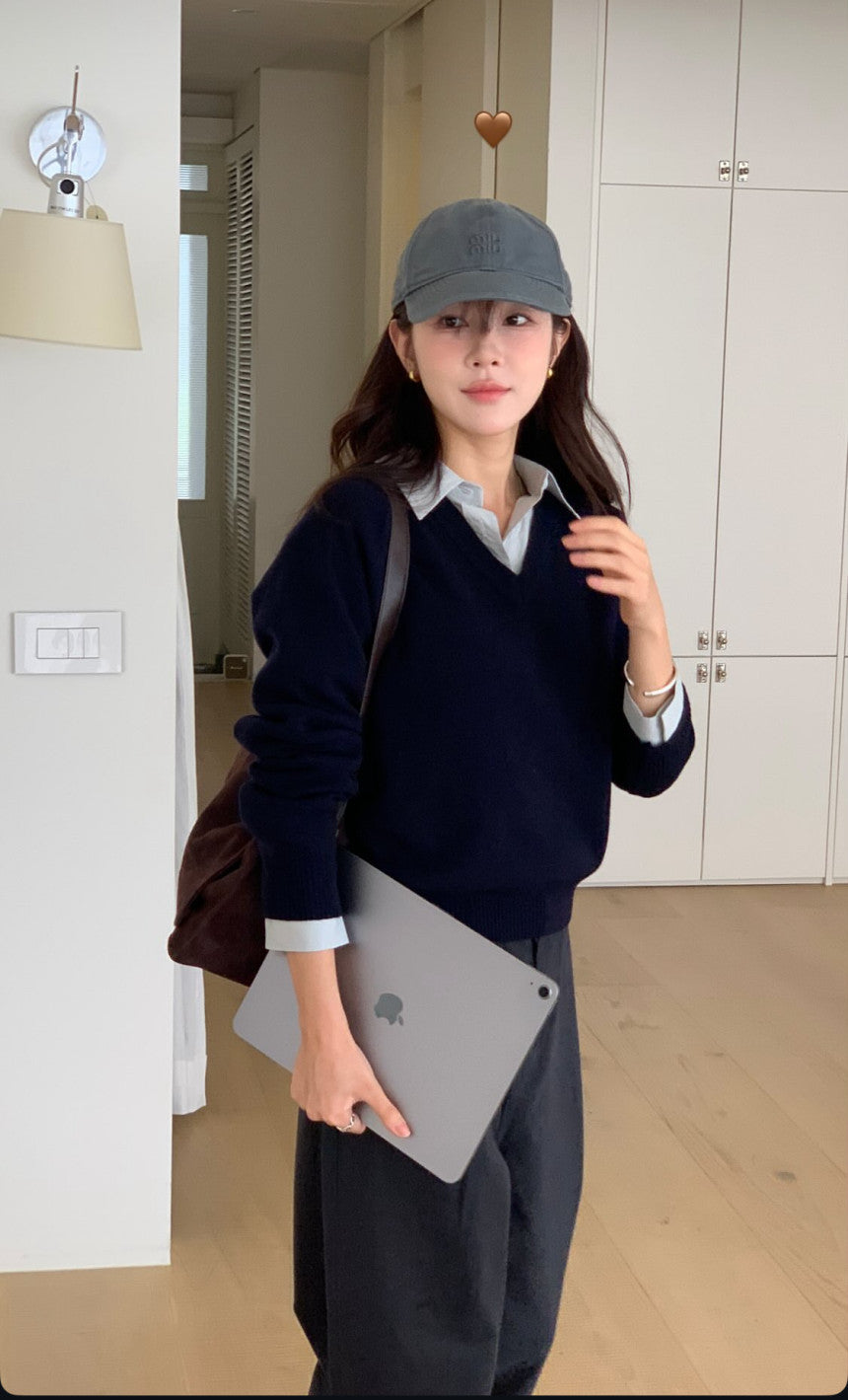 one tuck pants-2col