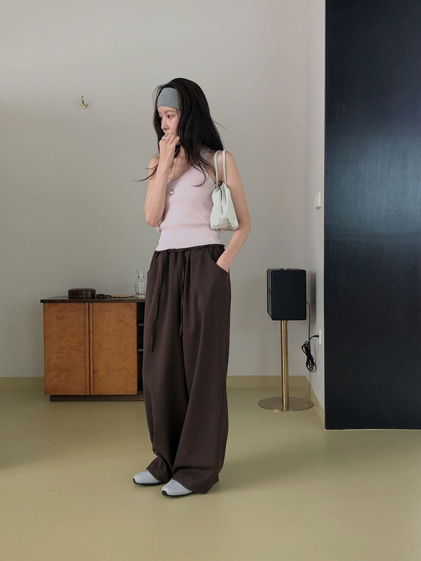 mousse wool slacks-3col