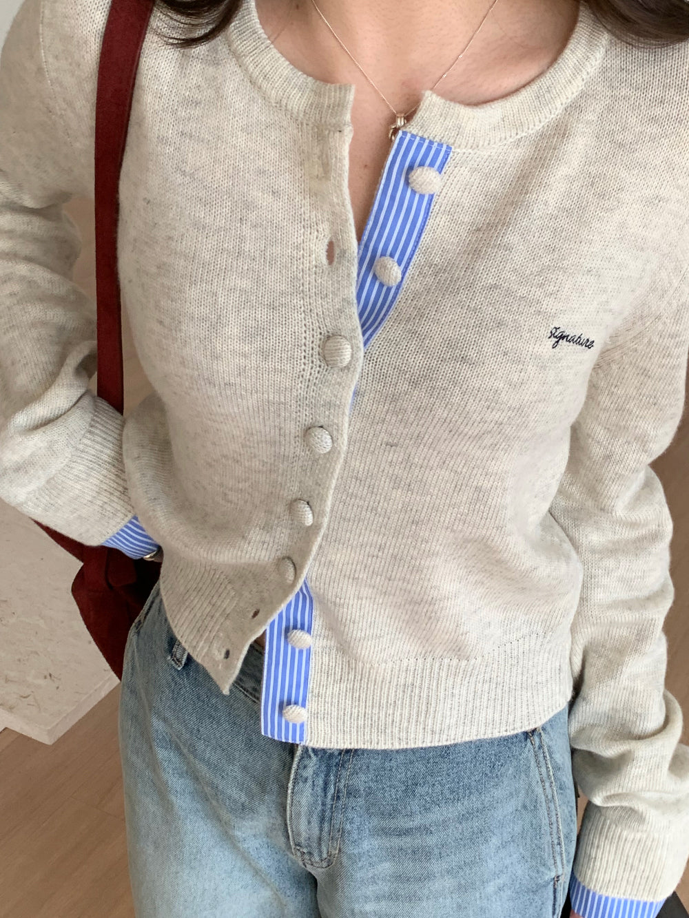 ami s.t cardigan-3col