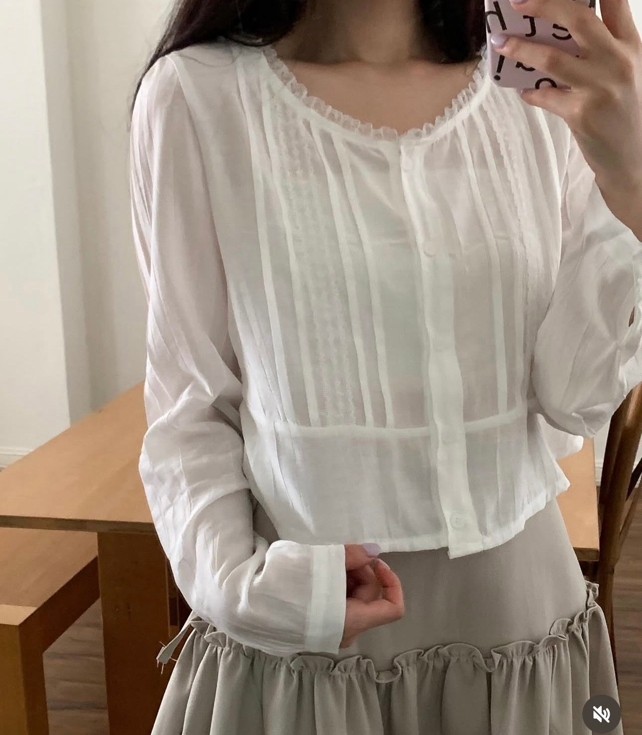 Pure blouse-2col