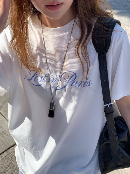 Lost in paris box fit T-3col