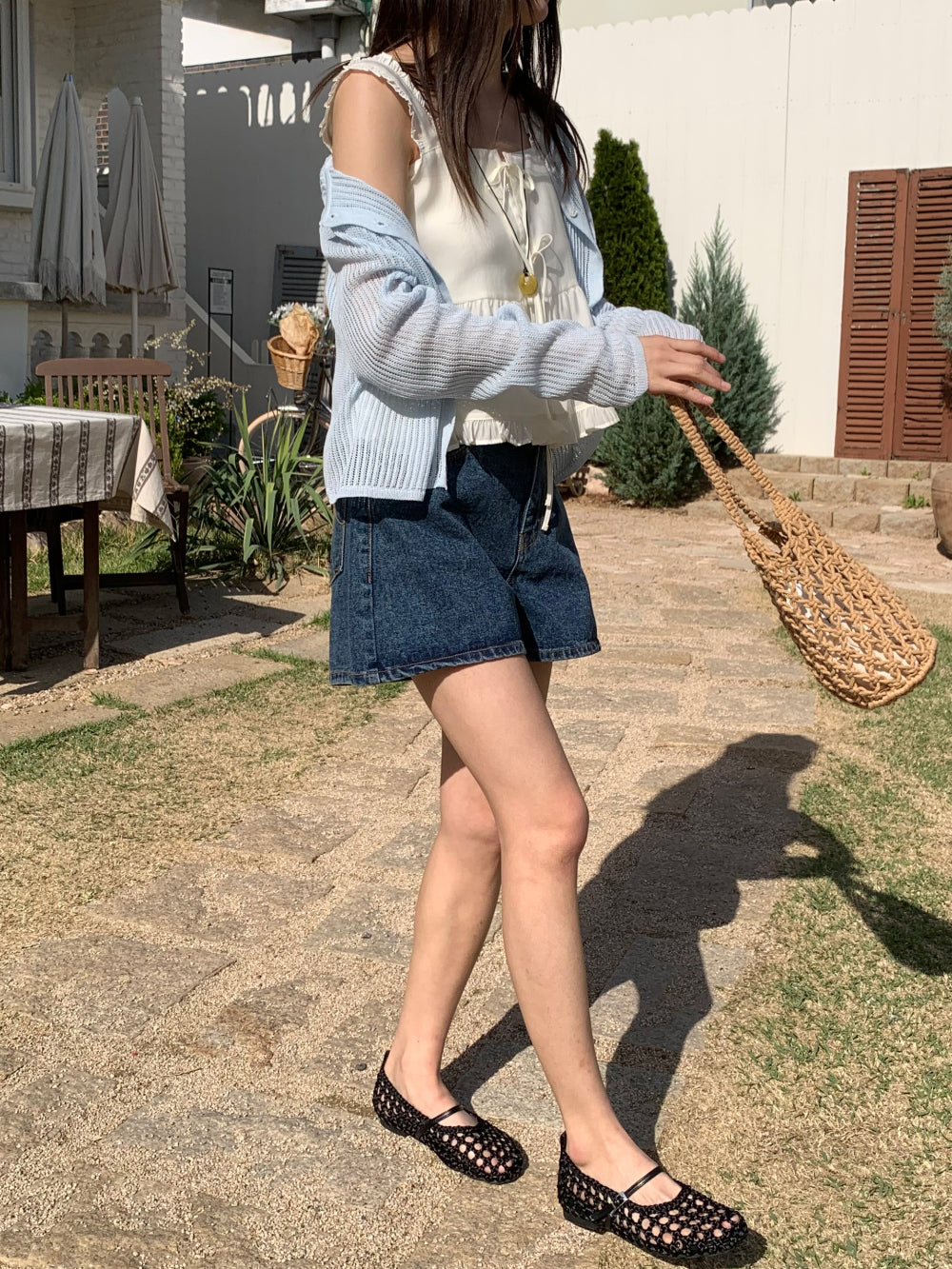 winner denim shorts-2col