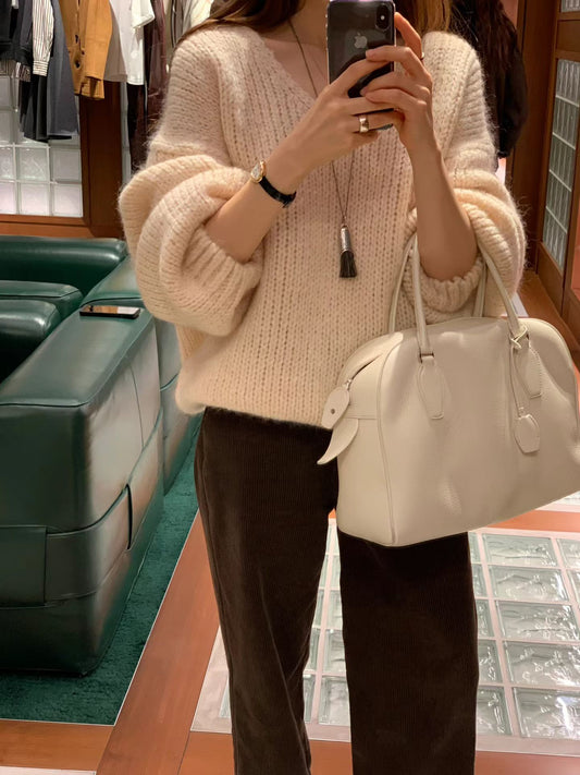 Ounce rina mohair v-knit-2col