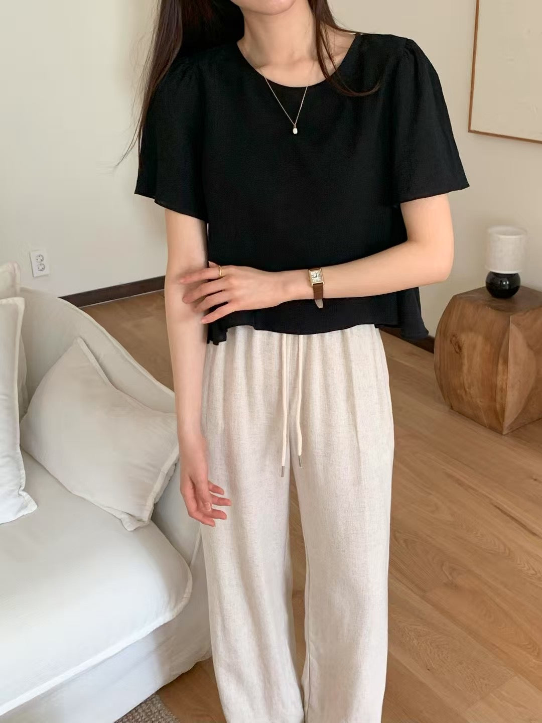 Mur half blouse-3col