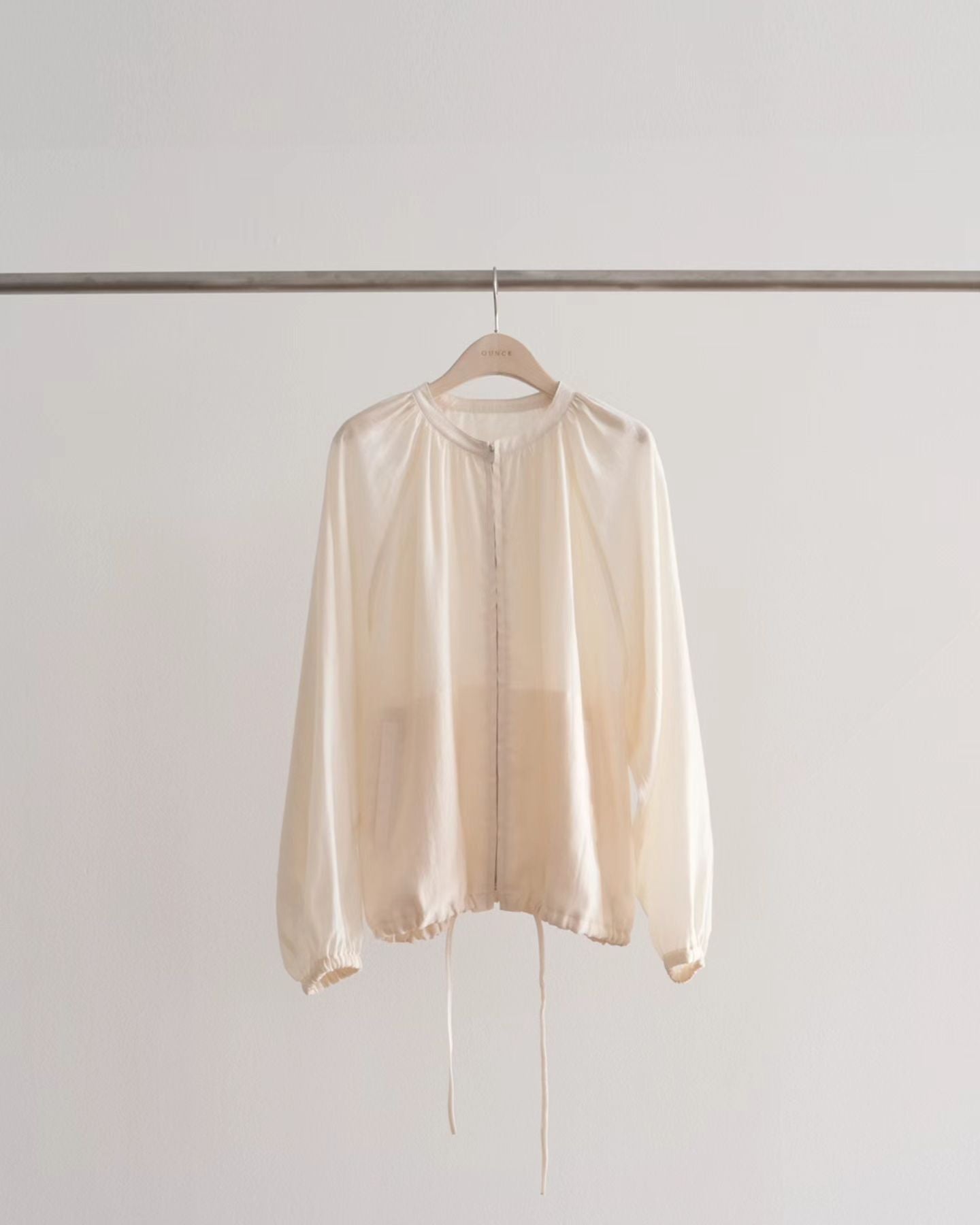 Ounce sheer shirring jumper