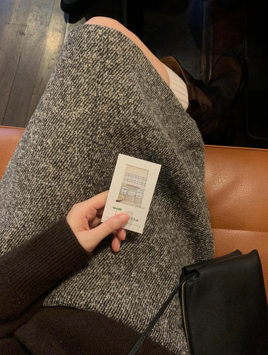 Margaret wool skirt-3col