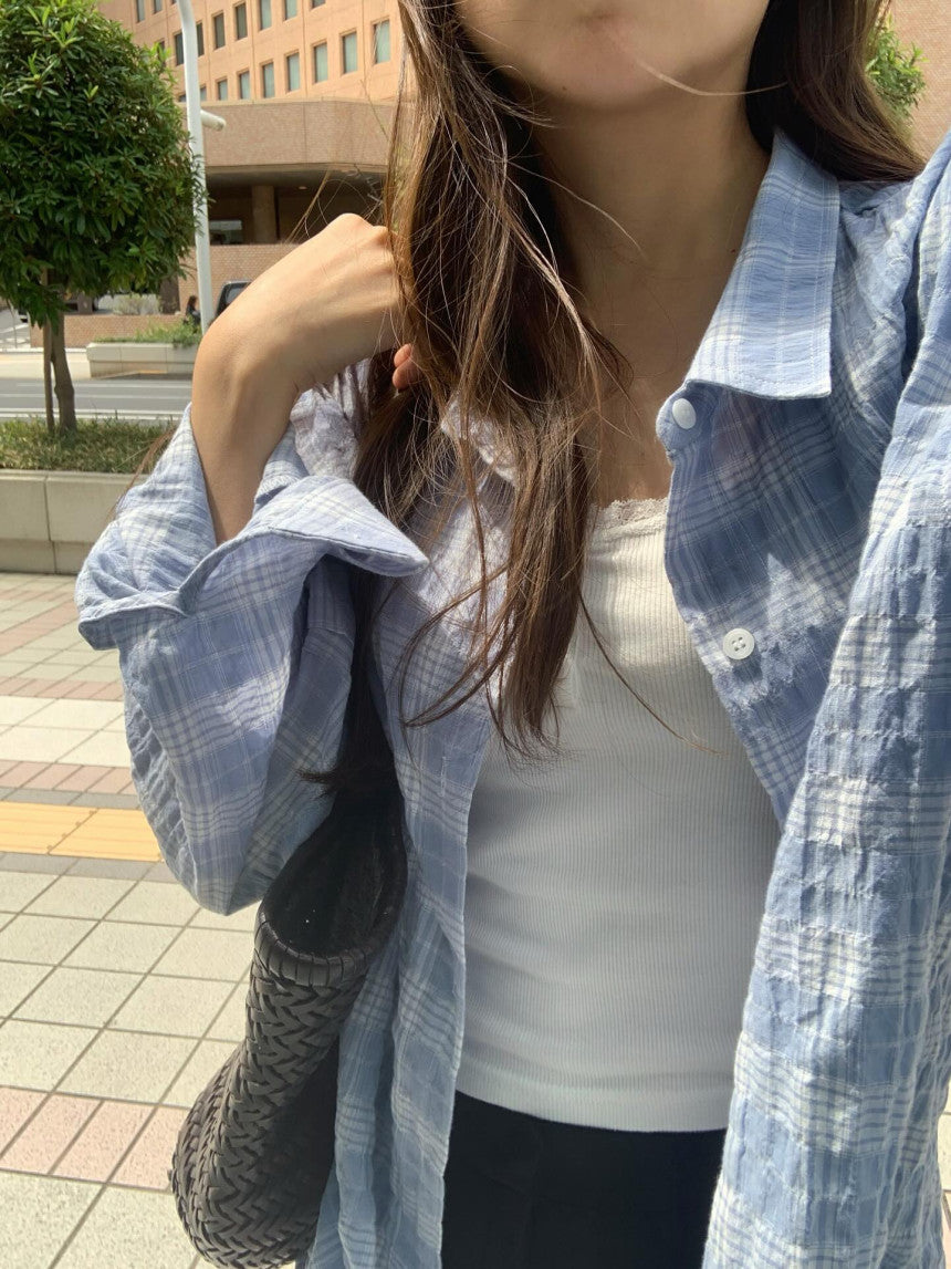 liter fresh check shirt