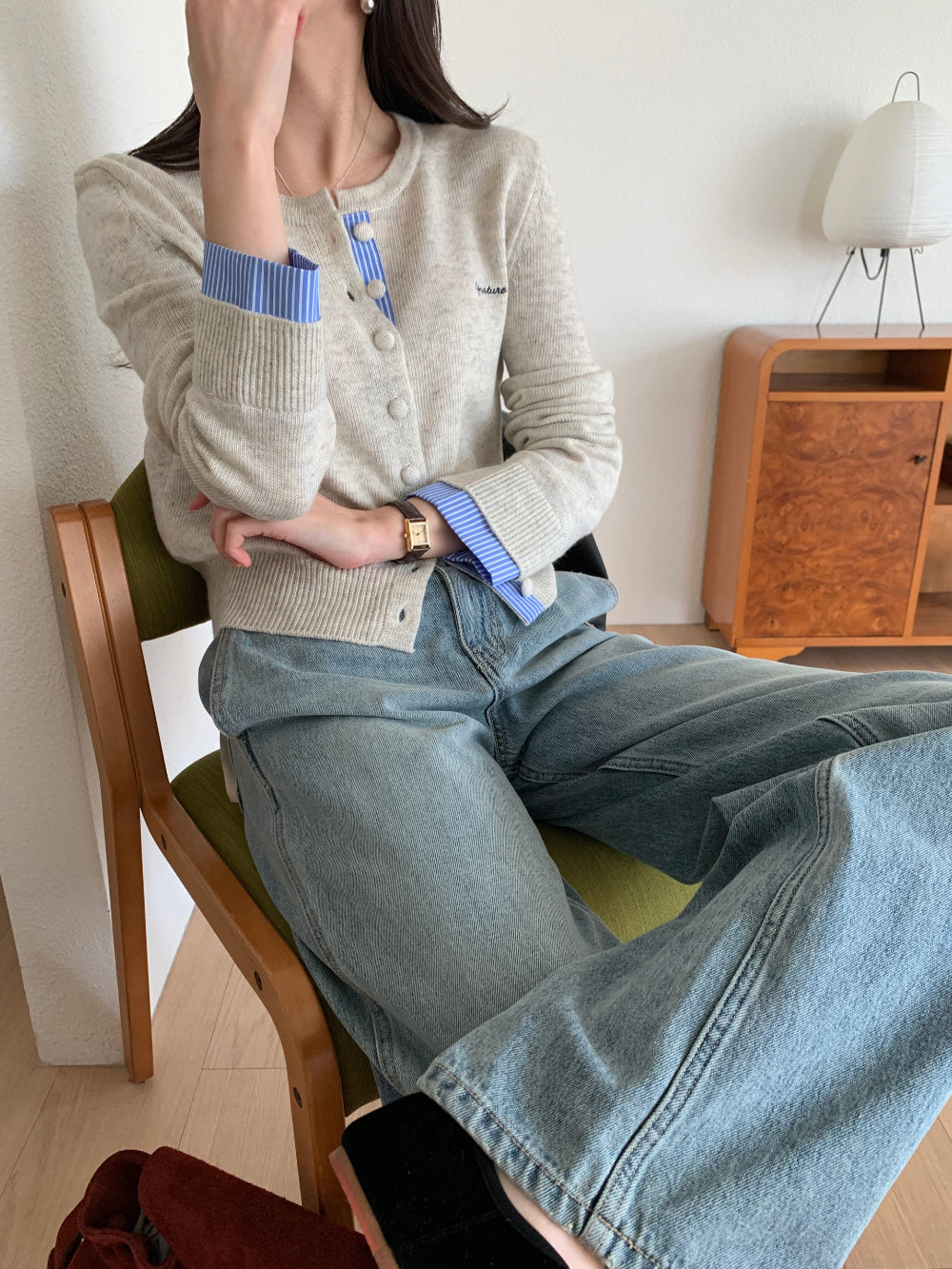 ami s.t cardigan-3col