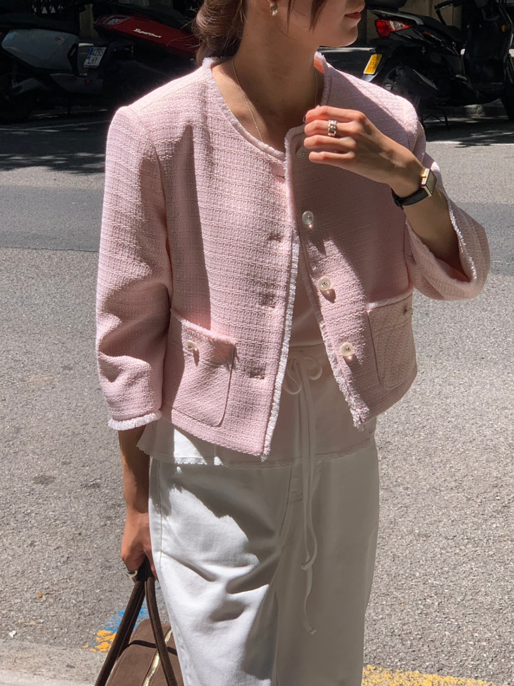 Alle tweed jacket-3col