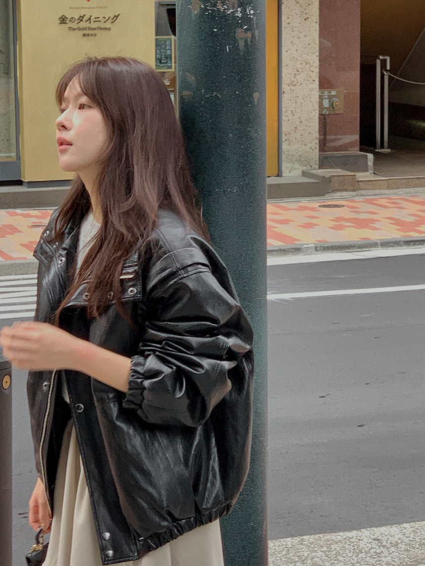 Milli leather jumper