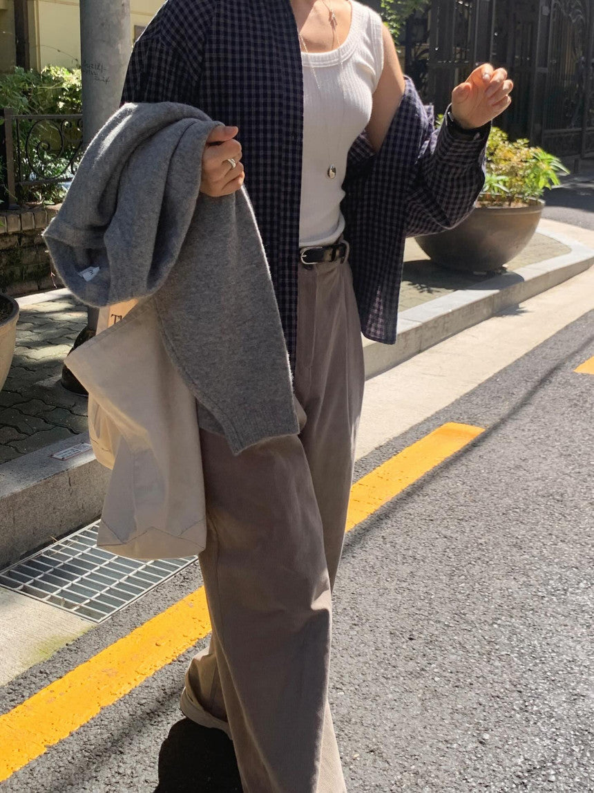 liter city corduroy pants-2col