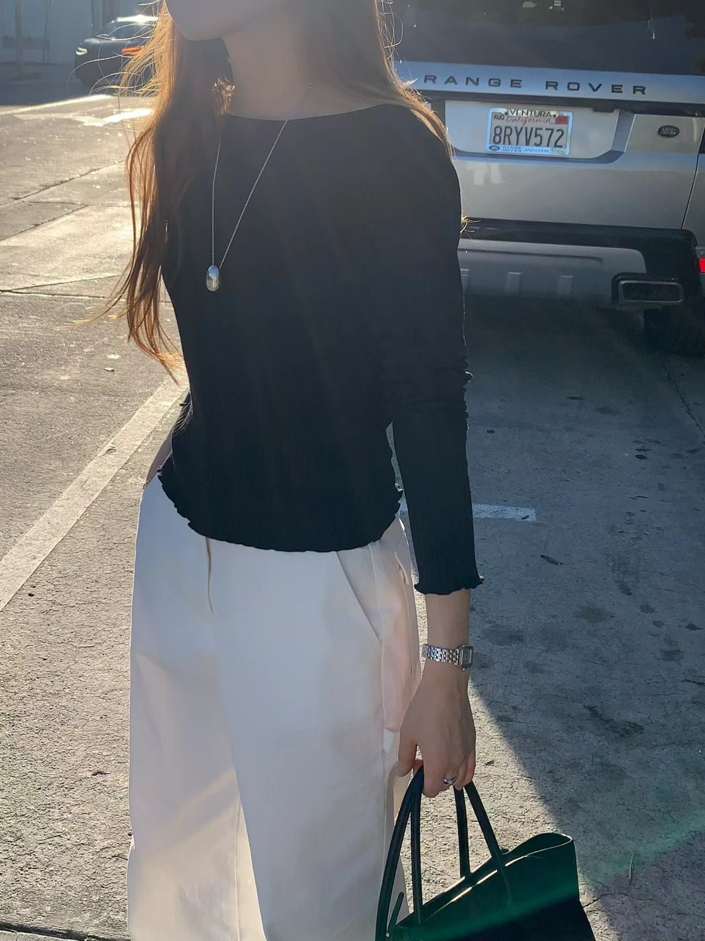 Ounce claire rib T-2col