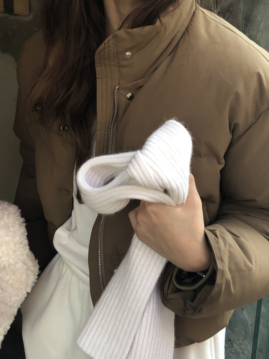 Basel duckdown short padding-3col