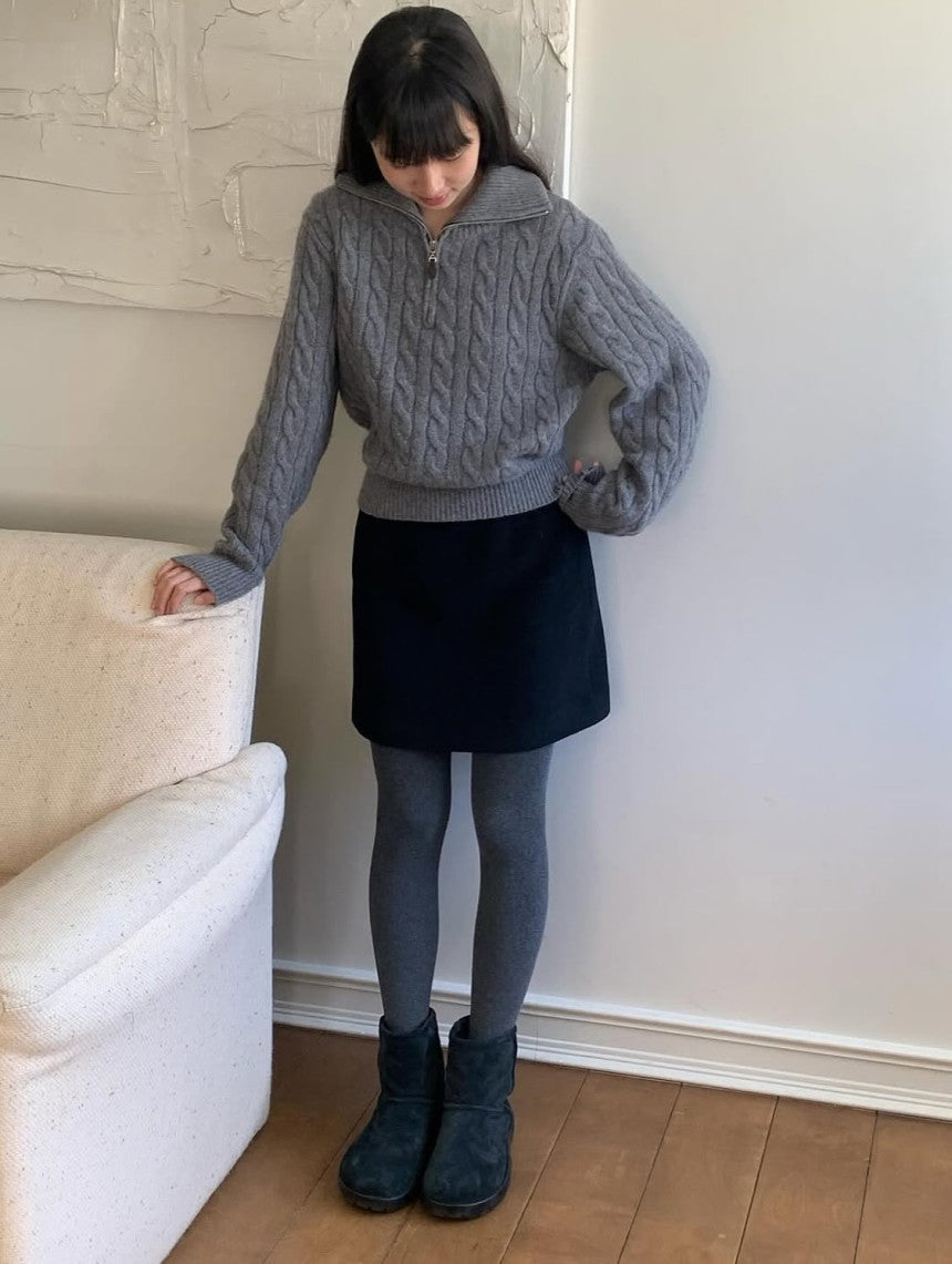 filelo wool skirt-2col