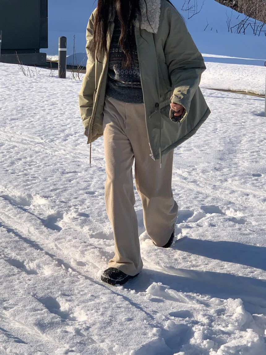 Isabel corduroy pants-2col