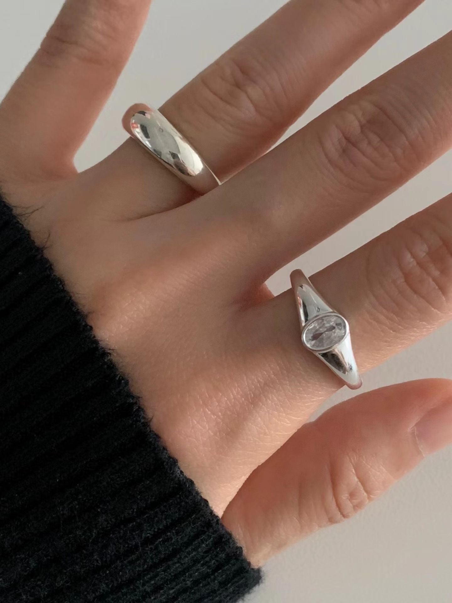 Classic Cubic Opening Ring