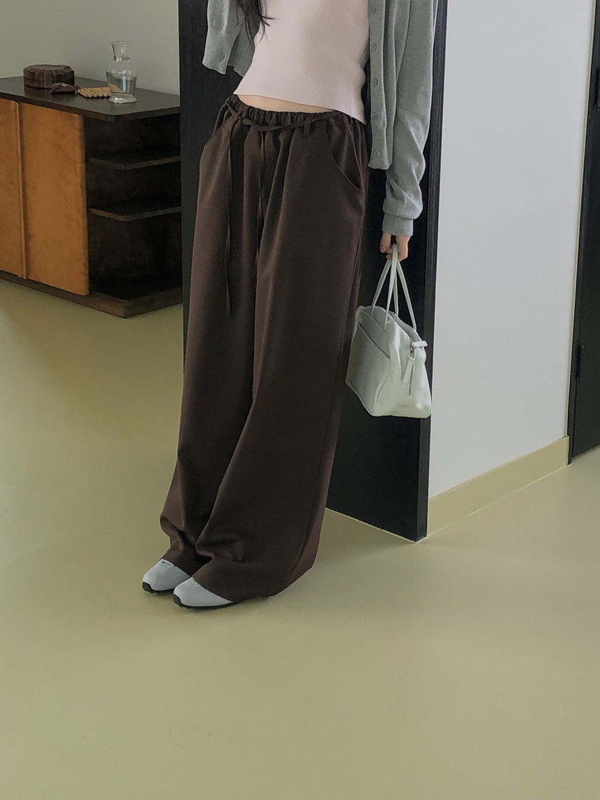 mousse wool slacks-3col