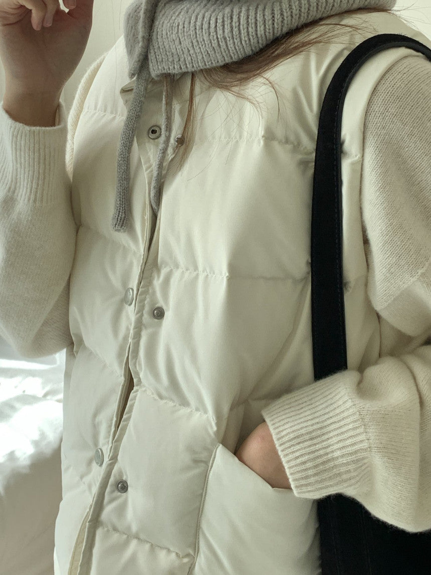 Bloom duckdown vest-3col